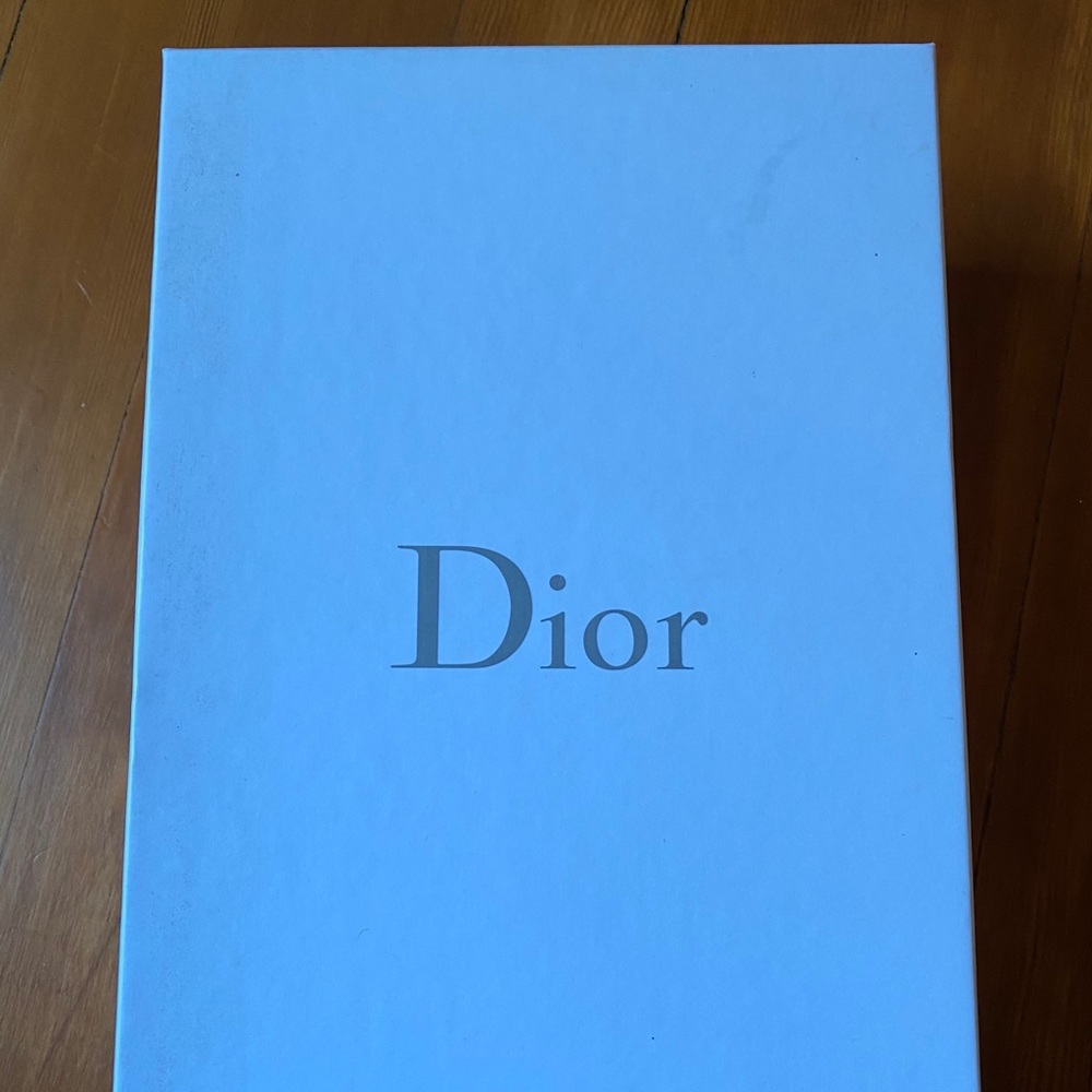 Dior patent leather wedge